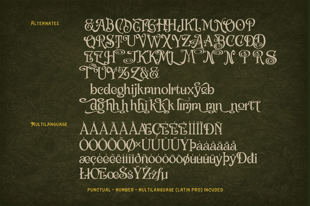 Libston - Luxurious Vintage & Extras, a Serif Font by Fortunes Co (Photo 7 of 14)