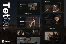 Photography & Portfolio WP Template by  in Websites & Apps