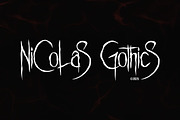 Nicolas Gothics, a Blackletter Font by Rvq Type Foundry (Thumbnail 1 of 6)