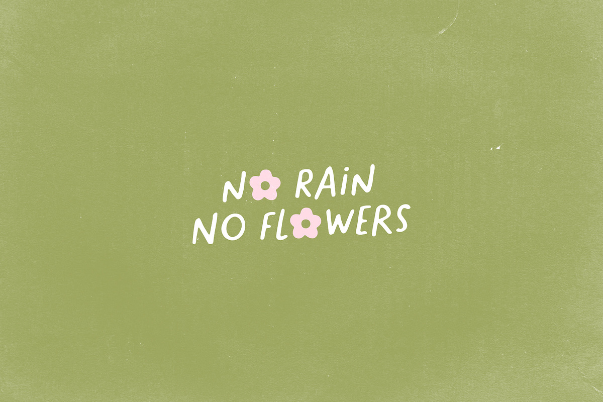 Blooming Mood - Cute Font, a Handwritten Font by simpleblues (Photo 9 of 12)