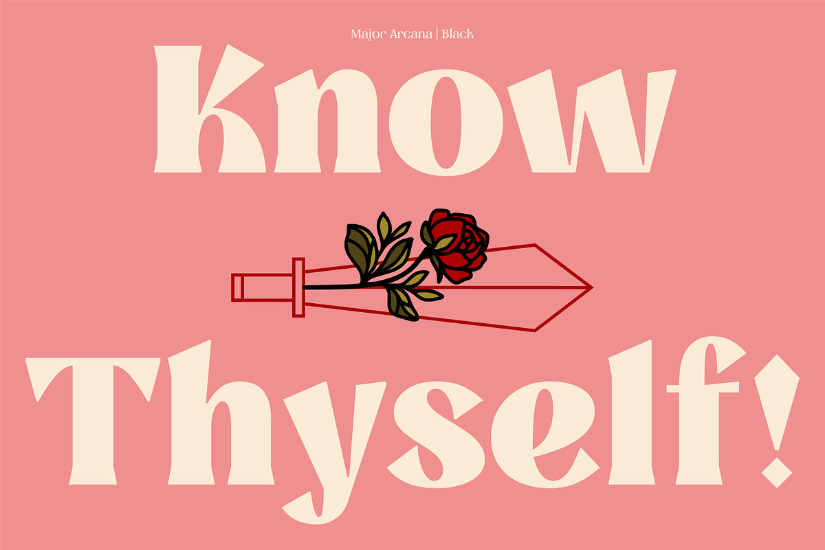 MAJOR ARCANA - Display Variable Type, a Serif Font by Artflorara (Photo 10 of 21)