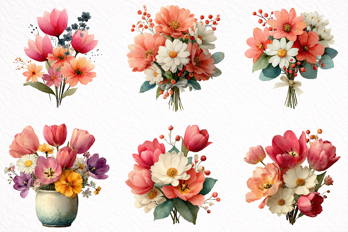 Whimsical Spring Clipart, an Illustration by DreamArtGraphic (Photo 2 of 8)