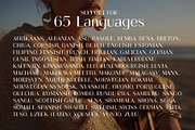 Bellarose - Modern Luxury Typeface, a Sans Serif Font by HipFonts (Thumbnail 8 of 11)