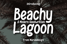 Beachy Lagoon - A Modern Handwritten