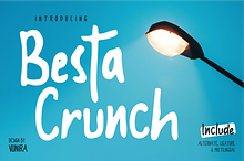 Besta Crunch | Decorative Font