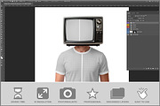 Vintage Retro Television PSD, an Advertising Mockup by Bruno's Shop (Thumbnail 2 of 3)