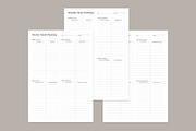 Meal Planning Pages Set V-19, a Stationery Template by shahsoft (Thumbnail 3 of 3)