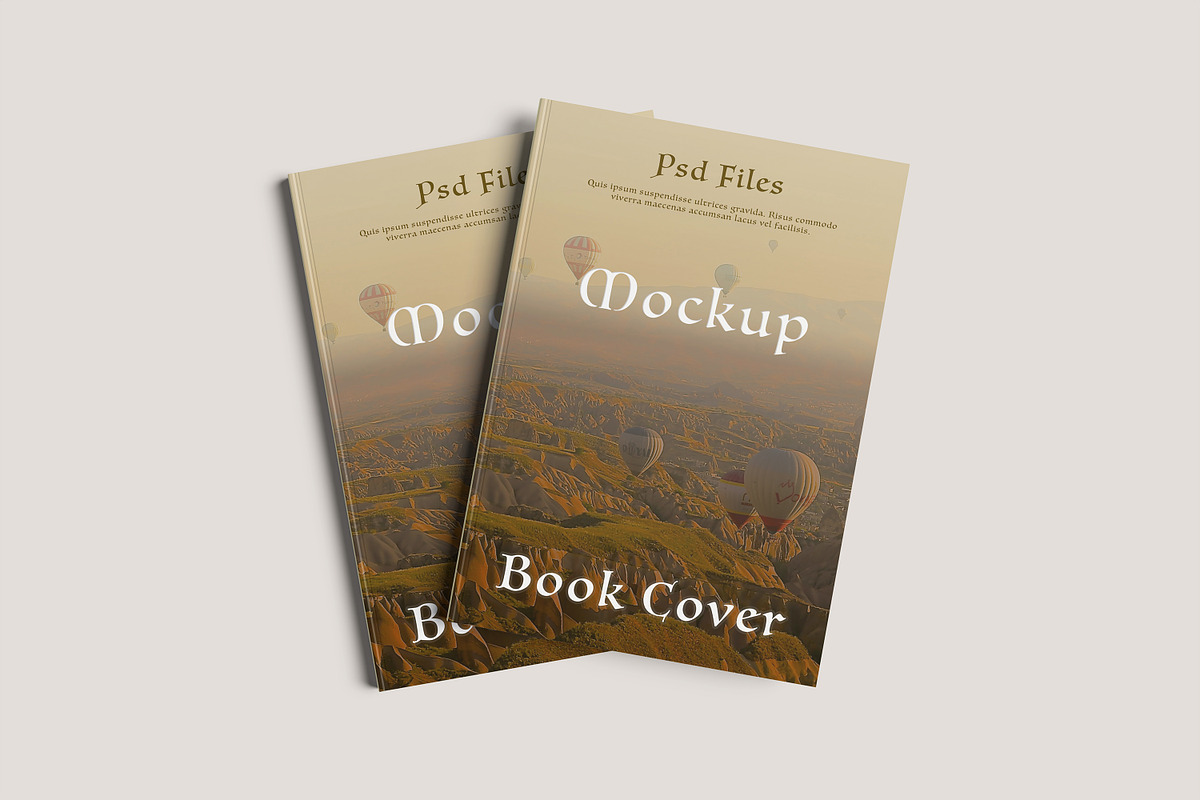 Book Cover Mockup, a Books & Magazine Mockup by Beside Std (Photo 1 of 12)