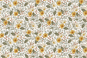 Set Seamless Flowers Chamomile daisy, a Pattern Graphic by Vintage (Thumbnail 7 of 17)