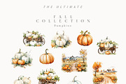 Autumn & Halloween Watercolor Fall, a Seasonal Illustration by Lana Elanor (Thumbnail 12 of 14)