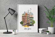 New York Print Creator, Scene, a Person Illustration by AlineArtStore (Thumbnail 11 of 15)