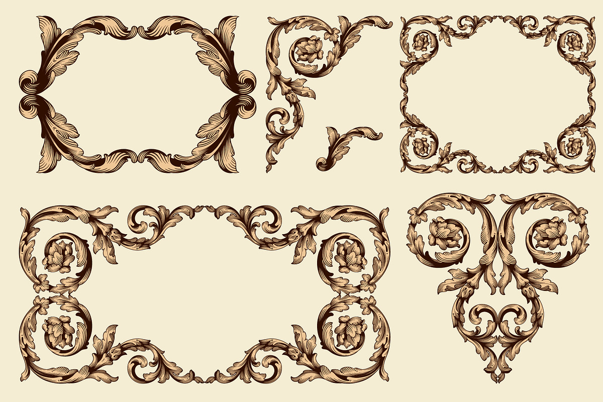 Frames and Borders Decorative vector, a Decorative Illustration by Samira (Photo 7 of 7)