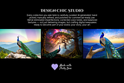 Mystic|Peacock|Feathers|Cosmic, a Photo by Design Chic Studio (Thumbnail 5 of 8)