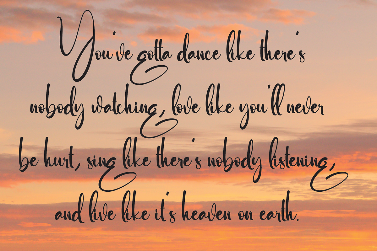 Biography | Script Font, a Script Font by Scratchones (Photo 2 of 7)