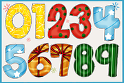 Christmas color set 6-PNG fonts, a Symbol Font by It me digital art (Thumbnail 7 of 11)
