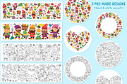 Funny dwarfs clipart and designs, an Object Graphic by Lexi Claus (Thumbnail 6 of 9)