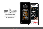 Instagram Template & iPhone X Mock, a Social Media Template by RyanBowlesDesign (Thumbnail 1 of 3)