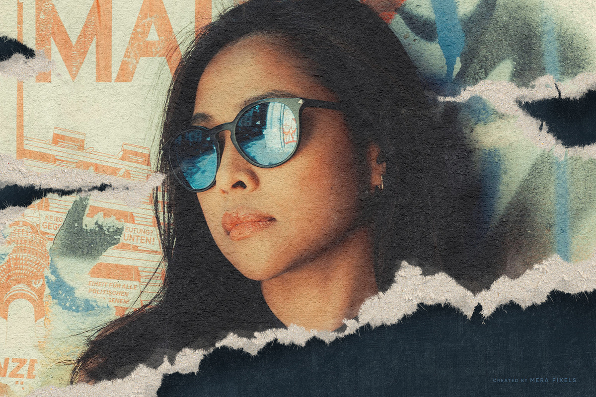 Torn Paper Brushes & Textures, a Brush Add-On by Mera Pixels (Photo 3 of 8)