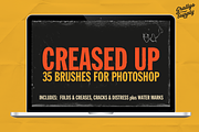Creased Up Brush Pack for Photoshop, a Brush Add-On by Horlleys (Thumbnail 1 of 4)