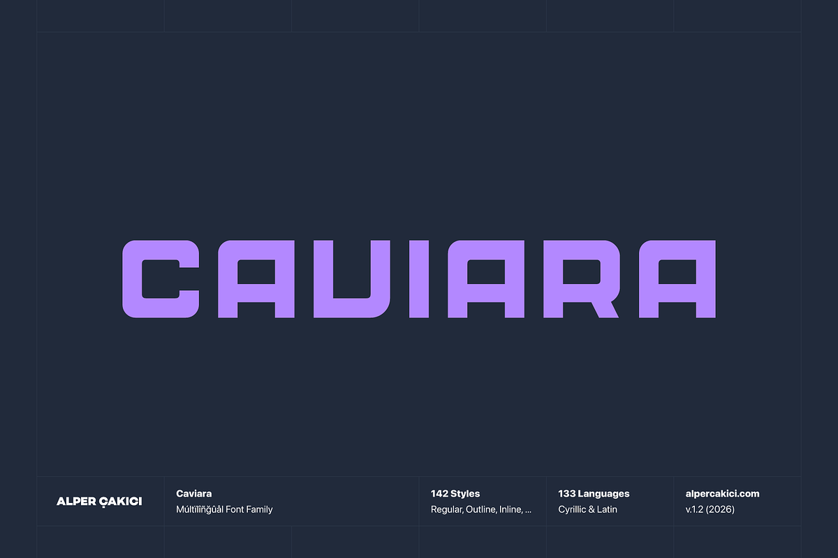 Caviara Wide Sans Serif Typeface, a Sans Serif Font by alpercakici (Photo 1 of 16)