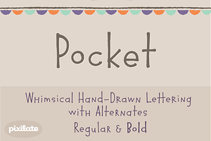 Pocket Px cute font