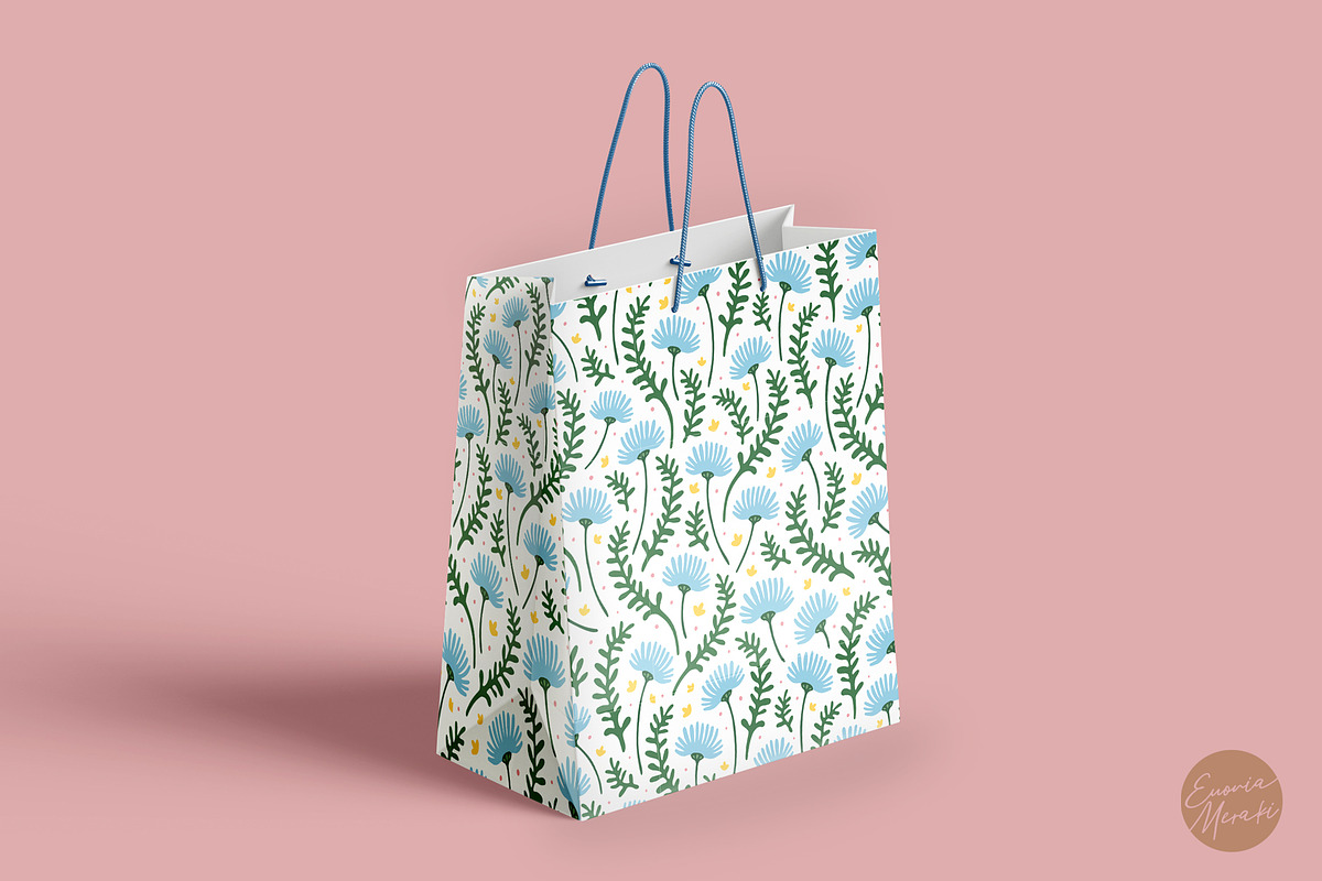 Simple Spring Pattern 01 - Floral, a Pattern Graphic by Euonia Meraki (Photo 8 of 10)
