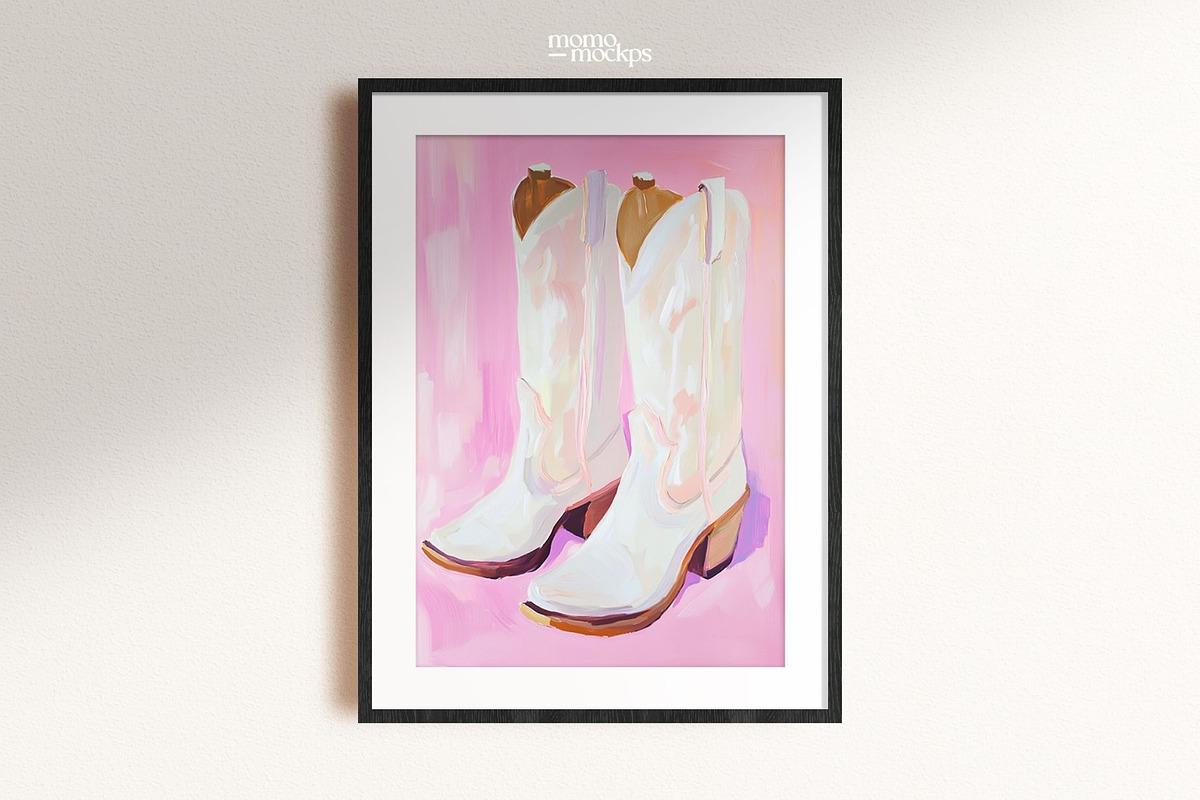 Black Frame Mockup | 4:5 Ratio, a Household Mockup by momomockps (Photo 3 of 10)