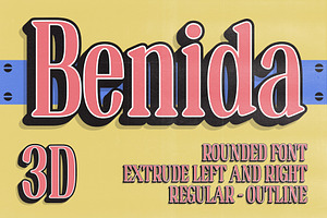 Benida Rounded 3D