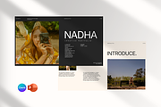 NADHA - Portfolio Powerpoint, a Presentation Template by Rocket Template (Thumbnail 1 of 6)