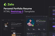 Zelio - Personal Portfolio HTML, a HTML Template by AliThemes (Thumbnail 1 of 2)