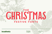 The Christmas Font Duo – Elegant & F, a Font by Headfonts (Thumbnail 1 of 10)
