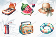 Pool Party ClipartPool Party Clipart, a Graphic by designcity5 (Thumbnail 3 of 5)