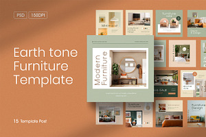 Earth Tone Furniture Template