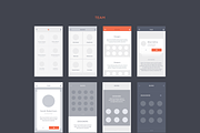 Blocks iOS Wireframe Kit, a Templates & Theme by UI8 (Thumbnail 5 of 7)
