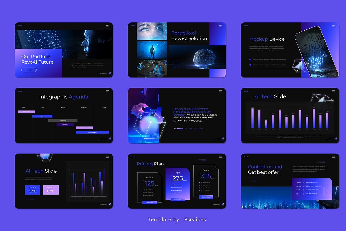 Ai Solution & Technology Keynote, a Presentation Template by Pixslides (Photo 4 of 7)