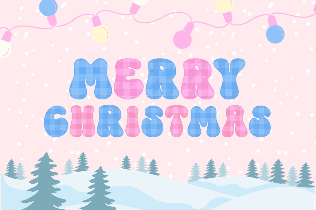 Plaid Chritmas Font, a Handwritten Font by Babymimiart (Photo 2 of 9)