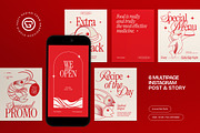 Seafood Instagram Set, a Social Media Template by graphicook (Thumbnail 1 of 3)
