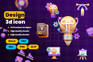 Design And Development 3d Illustrati