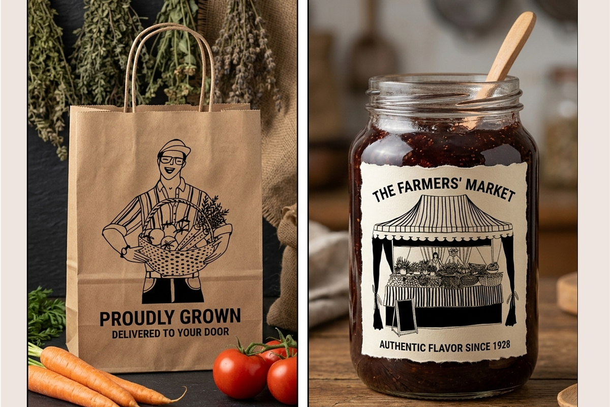 Farm Clipart SVG Hand Drawn Market, a Decorative Illustration by Anada Arty (Photo 8 of 10)