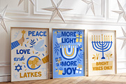Hanukkah Cards, Patterns, Clipart, an Object Graphic by ArtFM (Thumbnail 3 of 11)