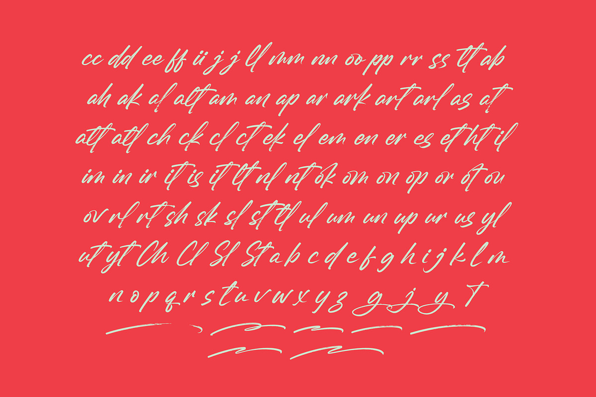 Gently Milarea Modern Brush Font, a Script Font by Letterena Studios Script (Photo 17 of 20)