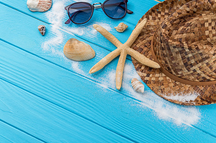 Beach Objects Background preview 2