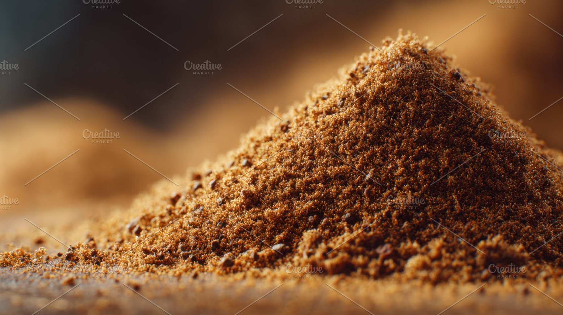 Brown spice powder on wooden surface, a Photo by Beautiful things