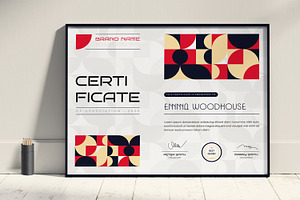 Certificate Layout, a Stationery Template by ContestDesign