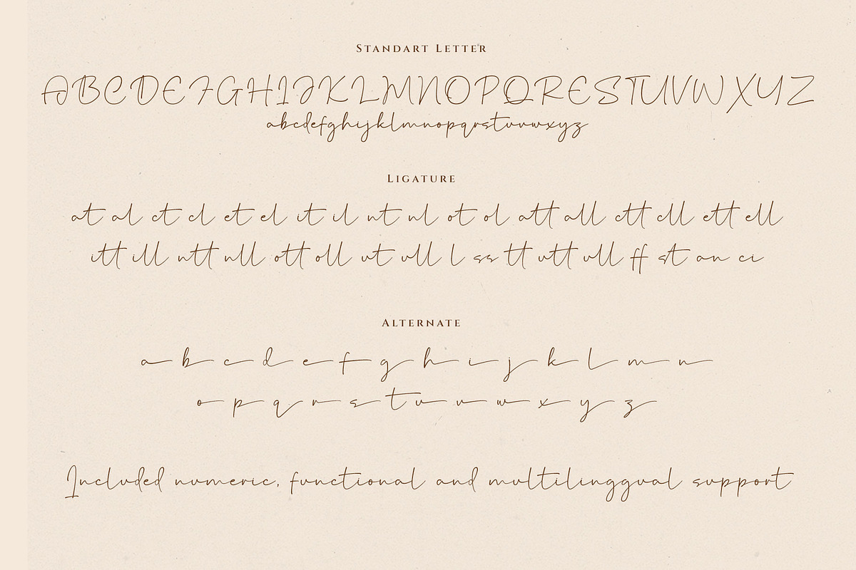 Estancia Elegant Signature Font, a Handwritten Font by RantautypeStudio (Photo 15 of 15)