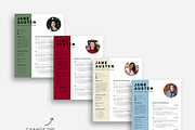 Creative Resume Template With Photo, a Resume Template by DesignStudioTeti (Thumbnail 3 of 9)