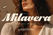 Milavera – Bold Script Font, a Script Font by cocodesign (Thumbnail 1 of 7)