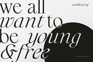 Westbourne - Modern Serif Typeface