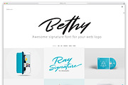 Ray Signature, a Script Font by Olexstudio (Thumbnail 3 of 10)