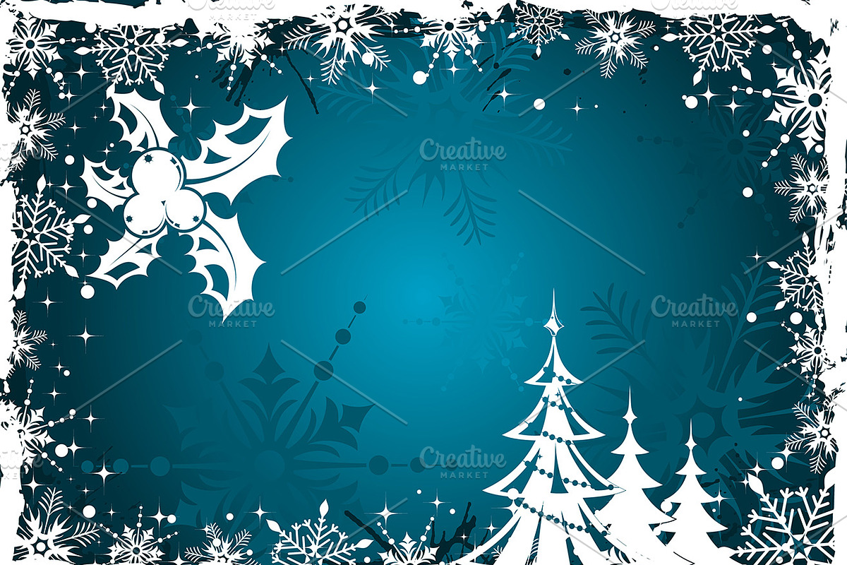 Christmas and New Year Backgrounds, a Decorative Illustration by TAlex (Photo 5 of 6)